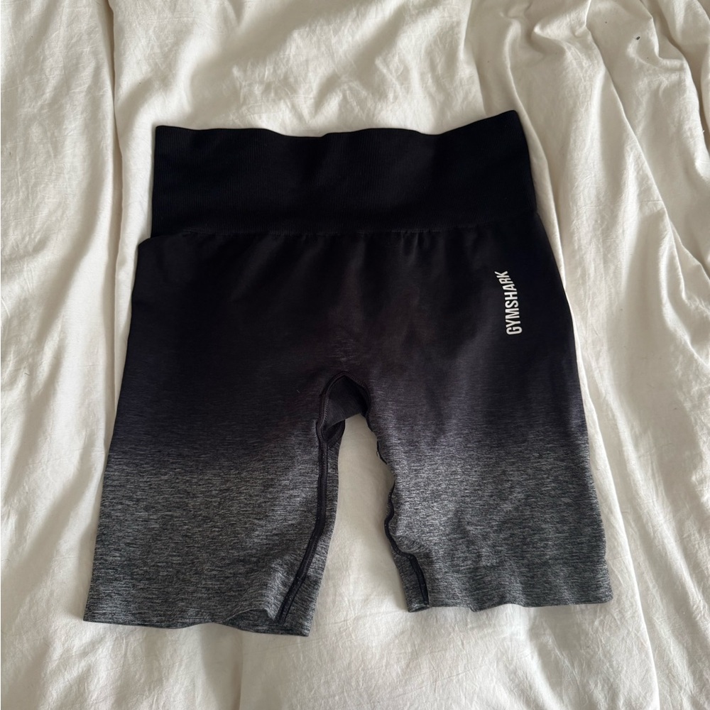 Gymshark Black and Gray Shorts